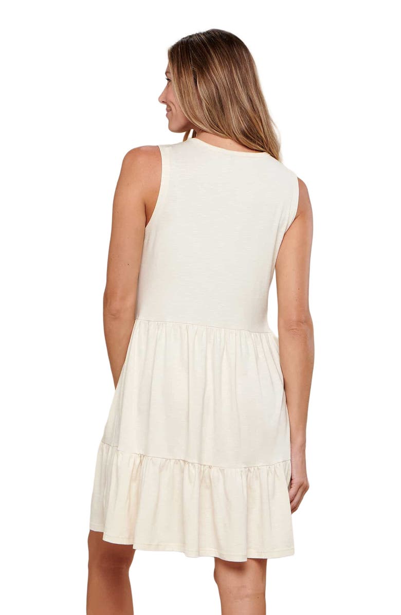 Toad & Co Marley Tiered Sleeveless Dress, Alternate, color, Salt