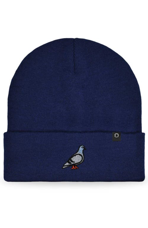 Dalix Pigeon Beanie Cap In Blue