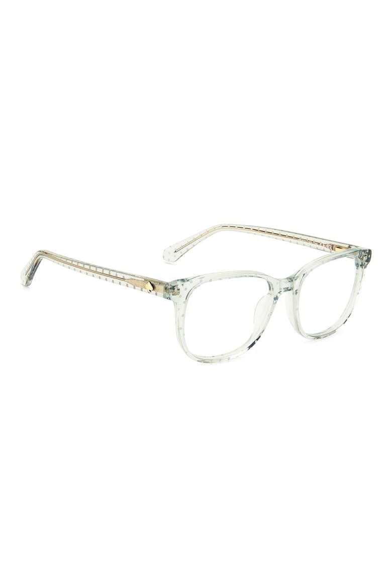 joliet 51mm square optical glasses, Alternate, color, GREEN