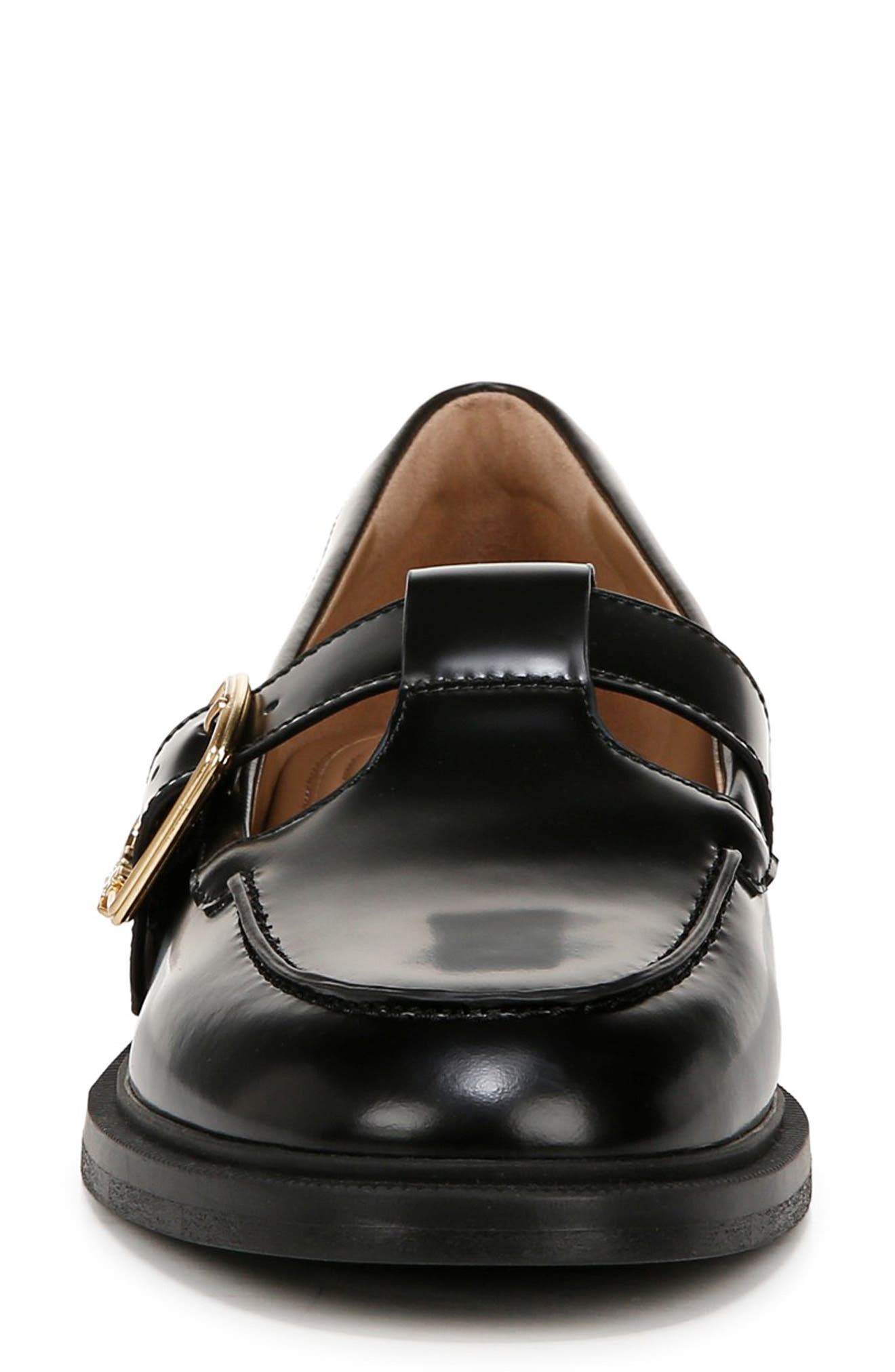 Sam Edelman Elaina T-Strap Flat, Alternate, color, Black