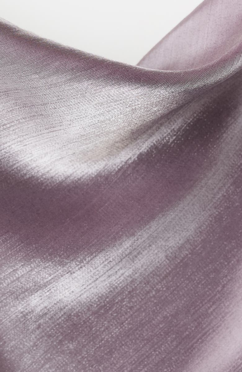 MANGO Cowl Neck Satin Mini Slipdress, Alternate, color, 