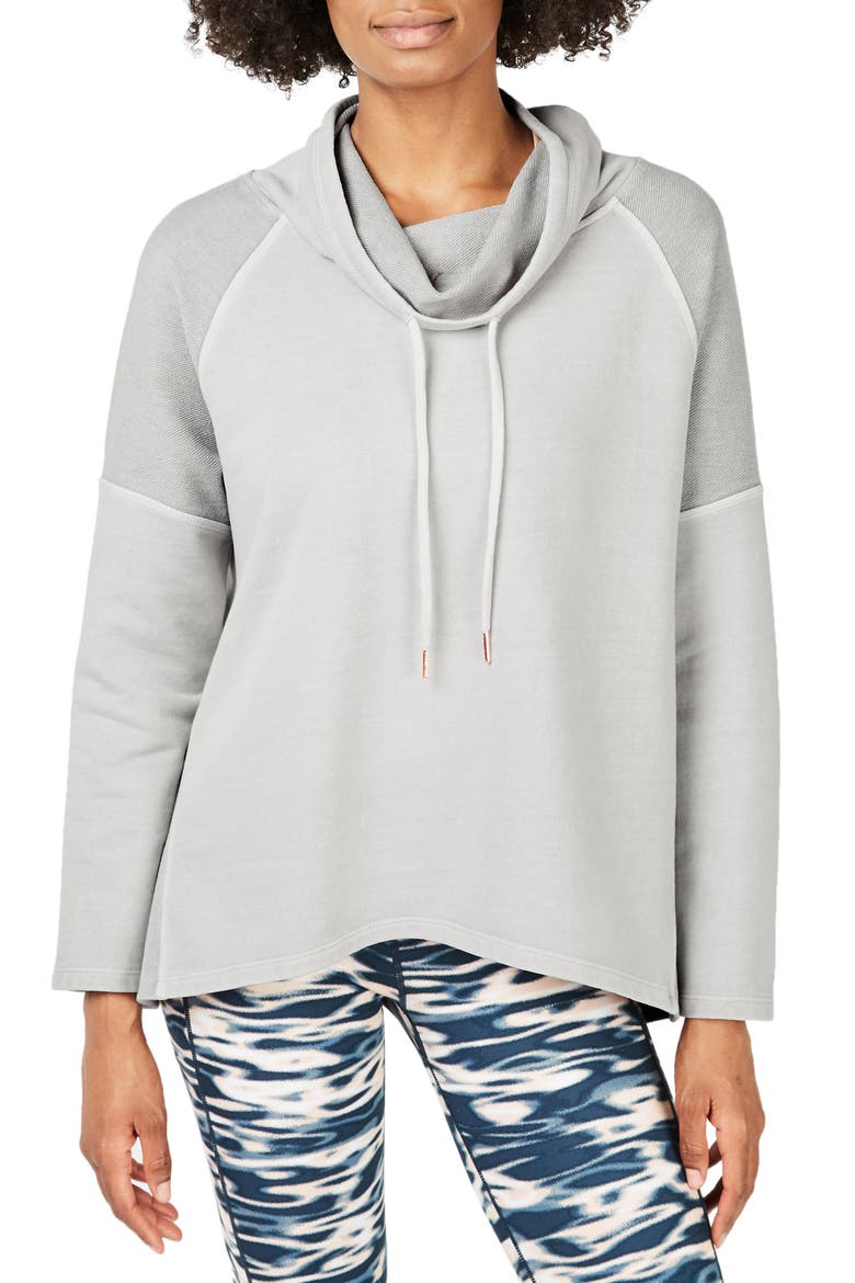 Paradise Hooded Pullover, Main, color, LILY WHITE