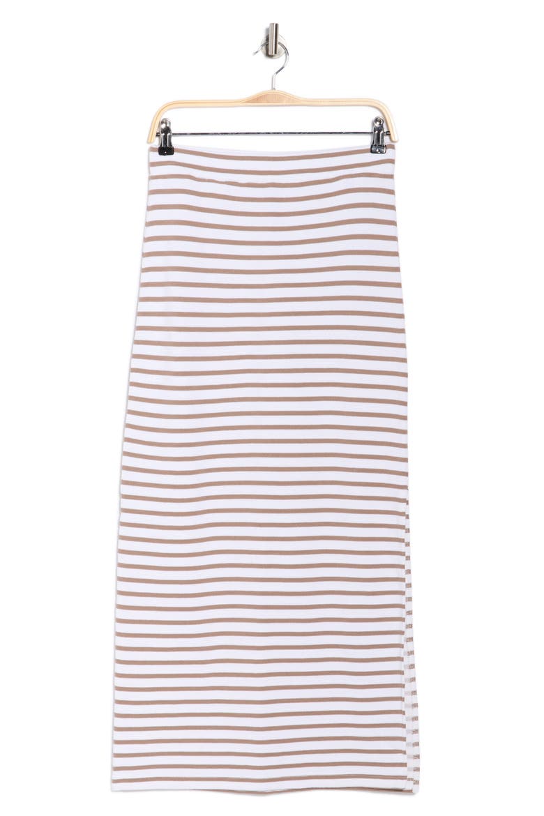 Royale Midi Skirt, Alternate, color, WHITE/ WICKER