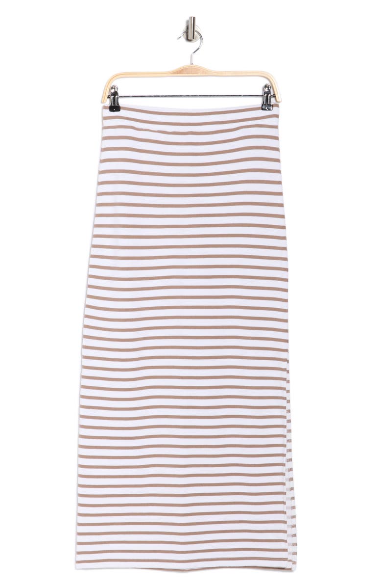 Splendid Royale Midi Skirt, Alternate, color, White/ Wicker