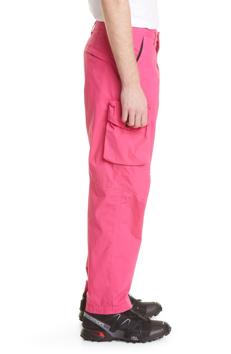 Stone Island Logo Patch Stretch Cotton Cargo Pants, Alternate, color,