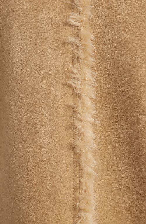 Thread & Supply Faux Shearling Jacket In Brown