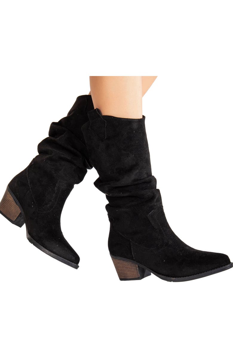 Forever & Always Shoes Bonnie Slouch Western Boots, Alternate, color,