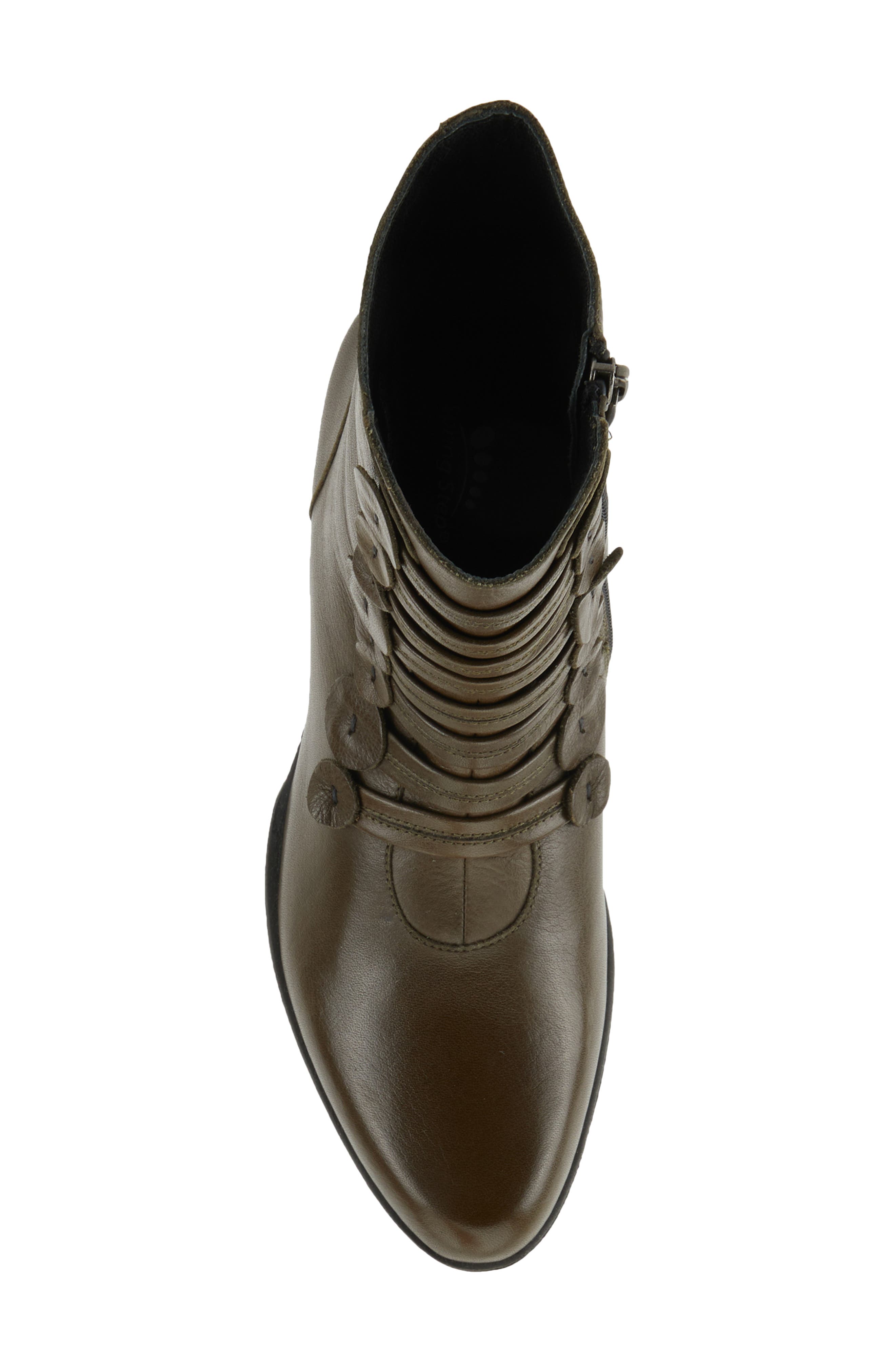 Spring Step Garibaldi Bootie, Alternate, color, Olive Green