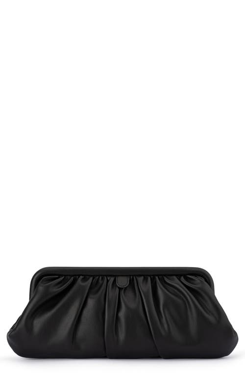 Olga Berg Catherine Frame Clutch In Black
