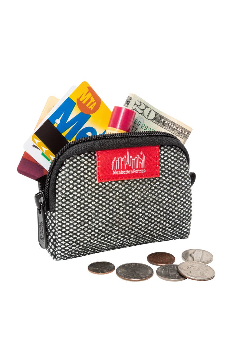 Midnight Coin Purse, Alternate, color, Gun Metal