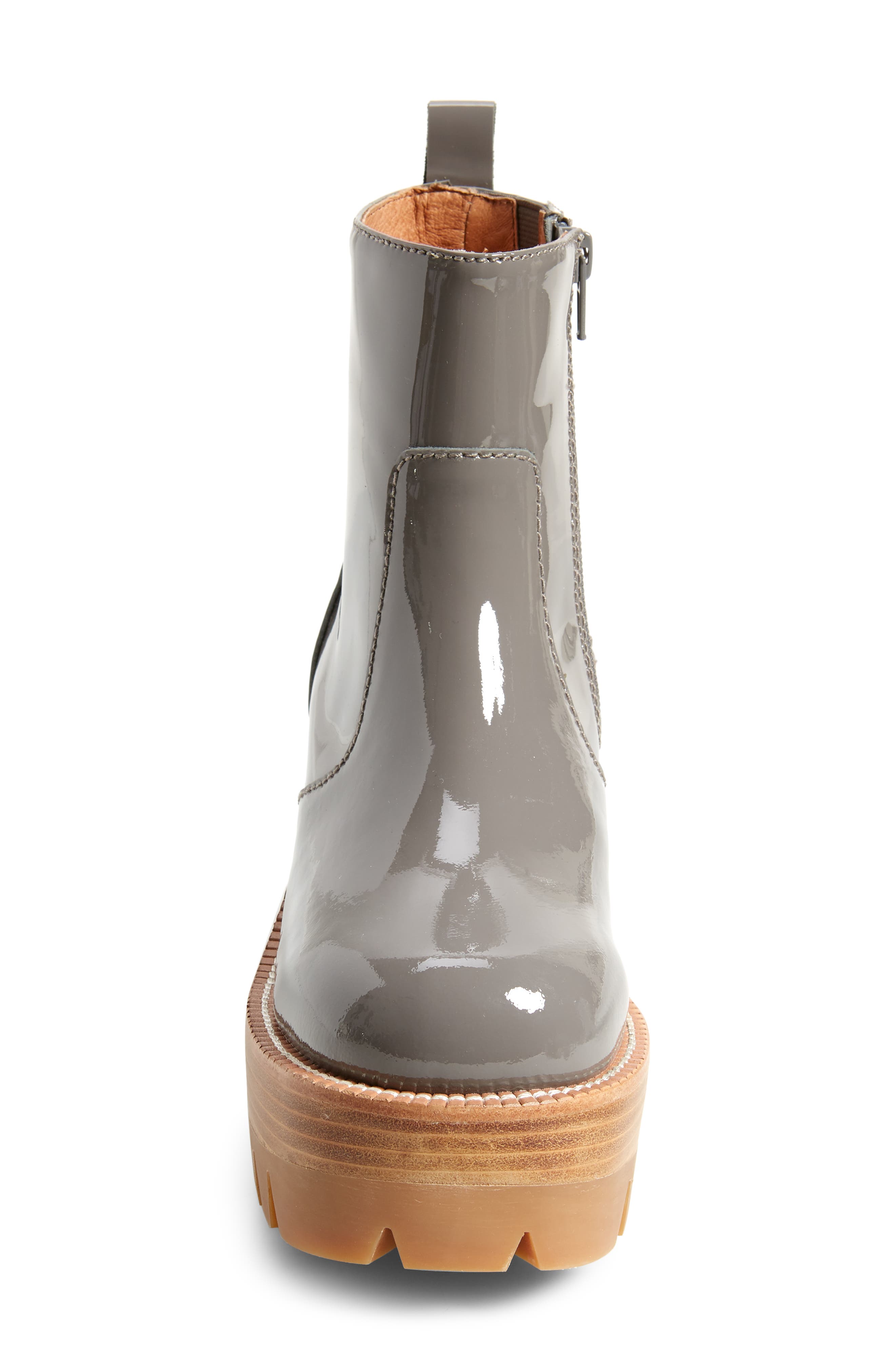 Quavo Platform Bootie, Alternate, color, GREY PATENT