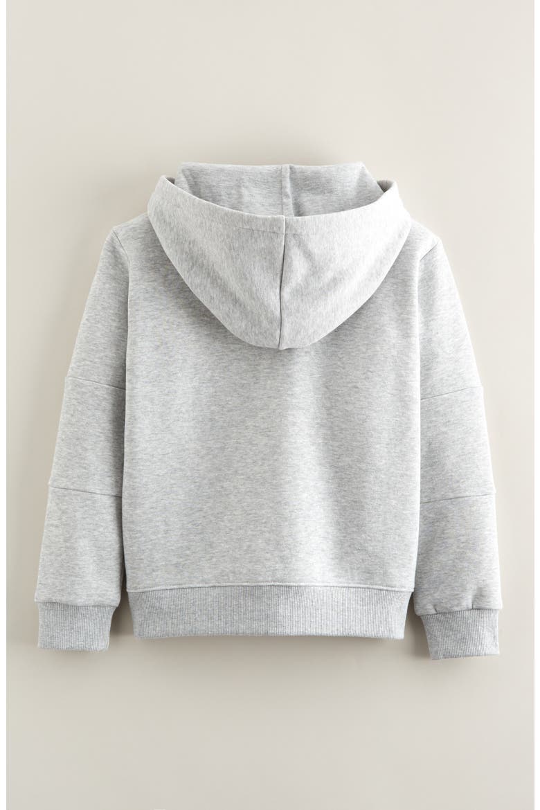 Kids' Zip Hoodie, Alternate, color, GREY SOFT HEATHER