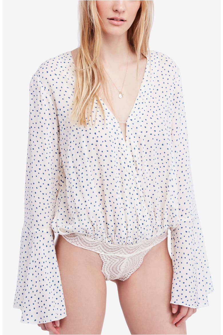 Makin' Waves Bodysuit, Alternate, color, WHITE