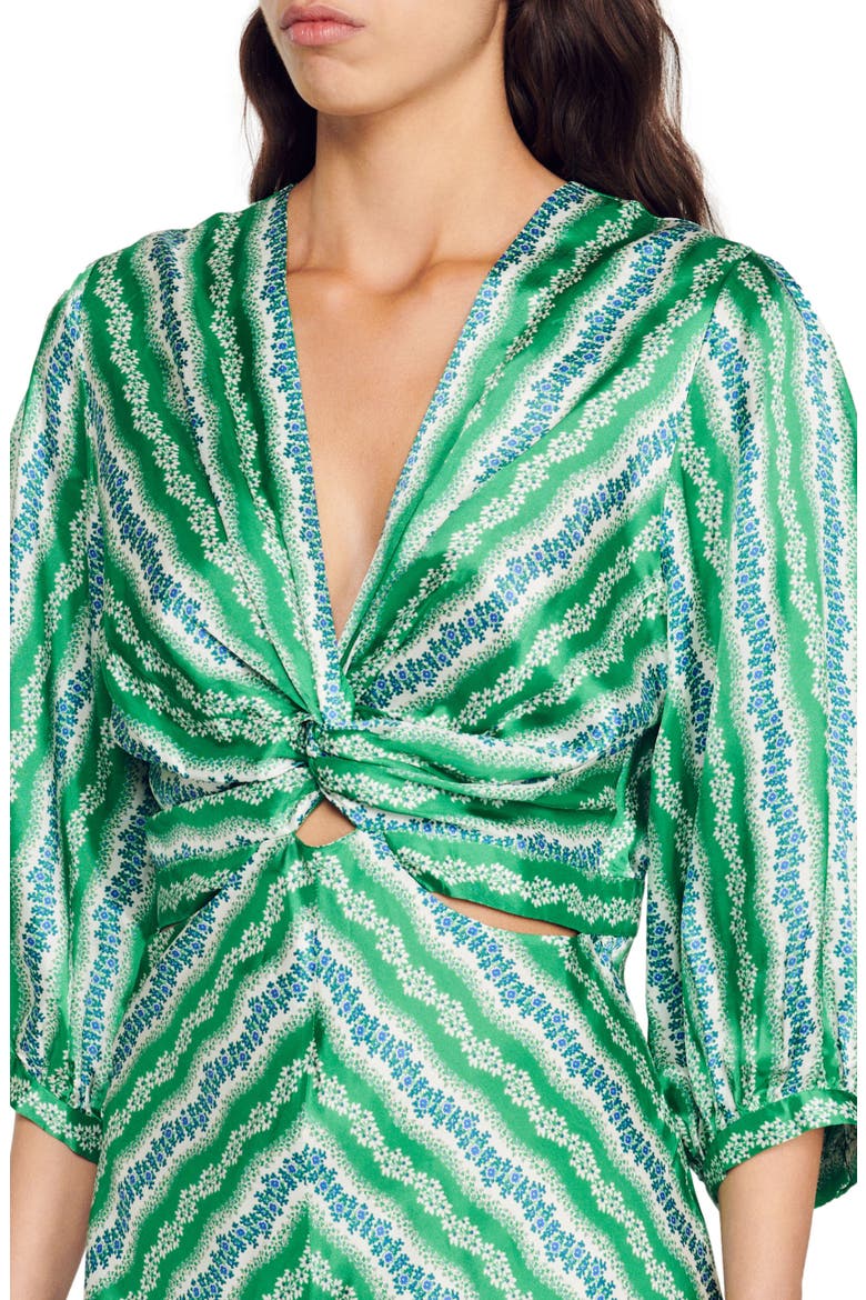 Agnetta Maxi Dress, Alternate, color, VERT / MARINE