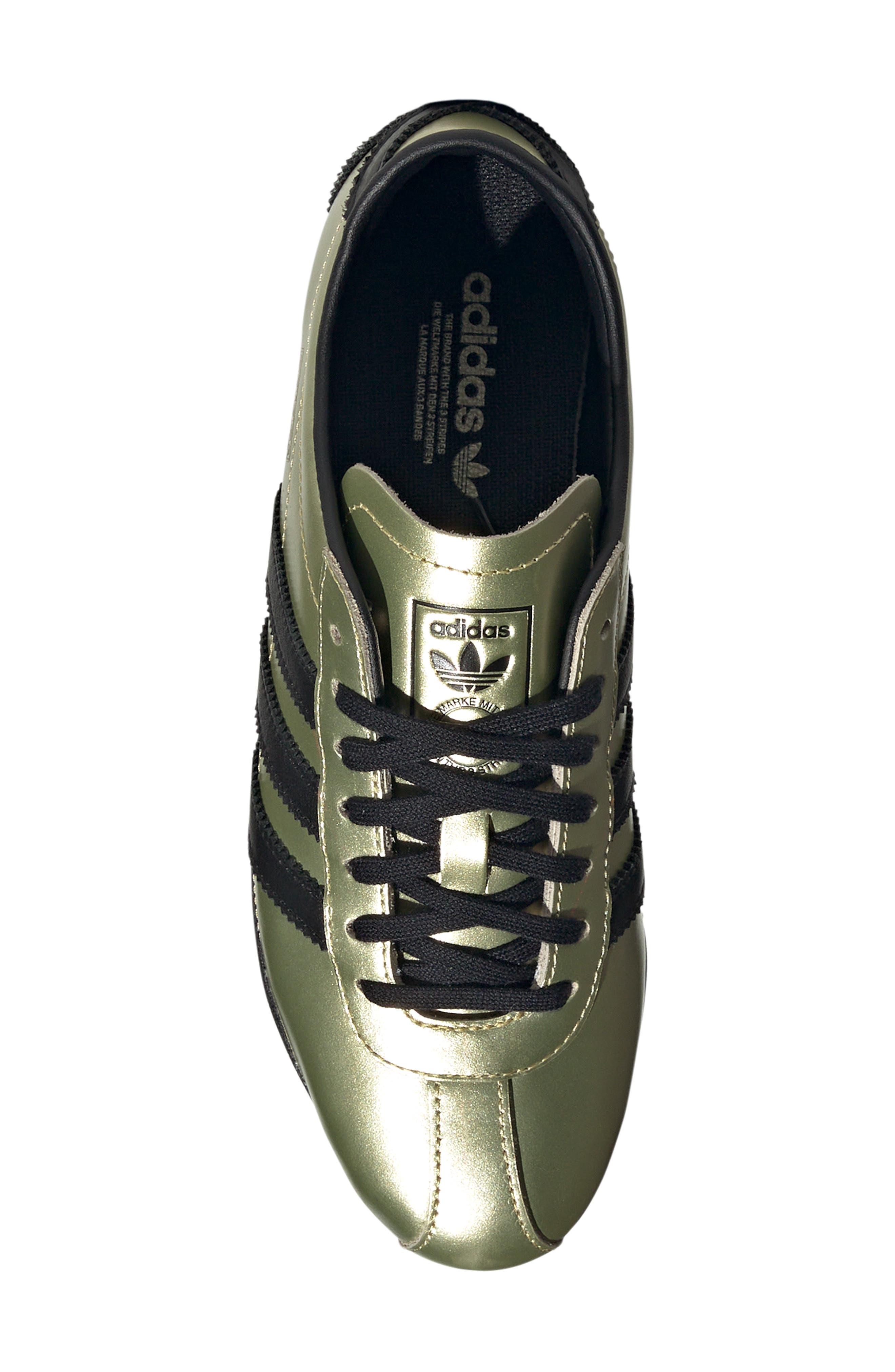 Tokyo Low Top Sneaker, Alternate, color, GOLD MET/ BLACK/ GOLD MET