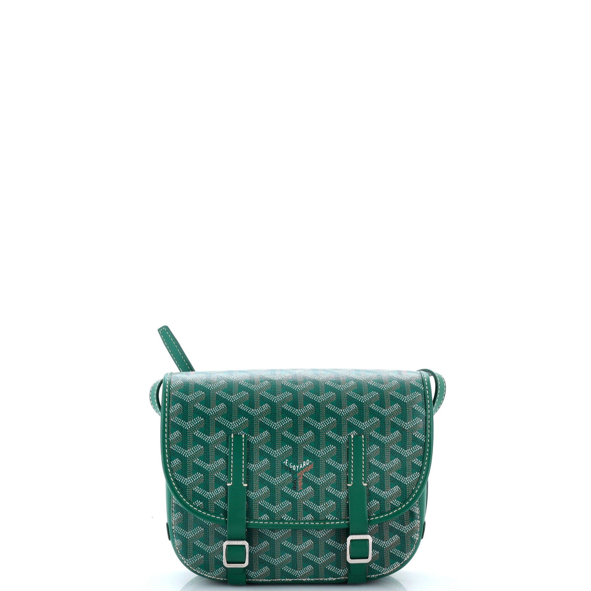 Belvedere Messenger Bag Coated Canvas PM, Main, color, Green