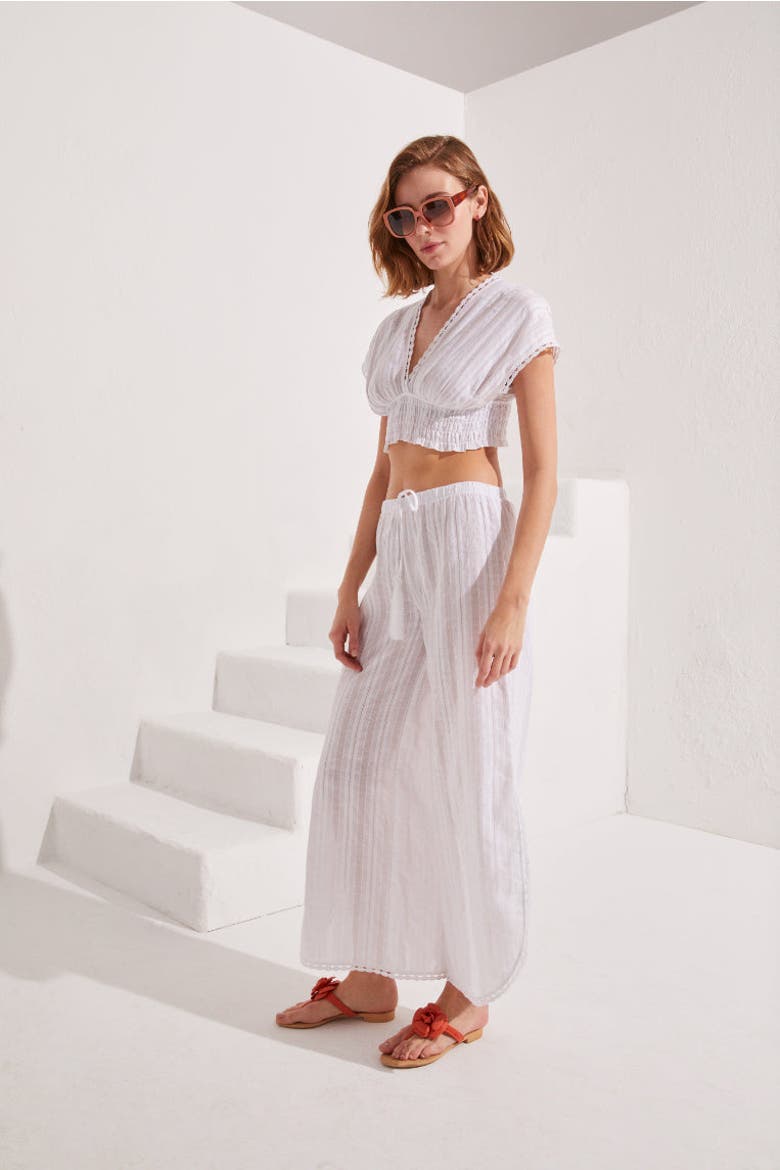 Muscha Pants, Alternate, color, White