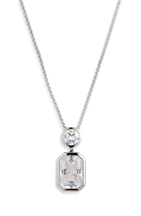 Brooklyn Cubic Zirconia Pendant Necklace
