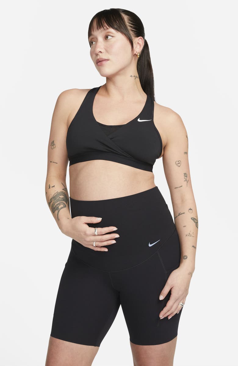 Nike Zenvy Maternity Bike Shorts, Alternate, color, 