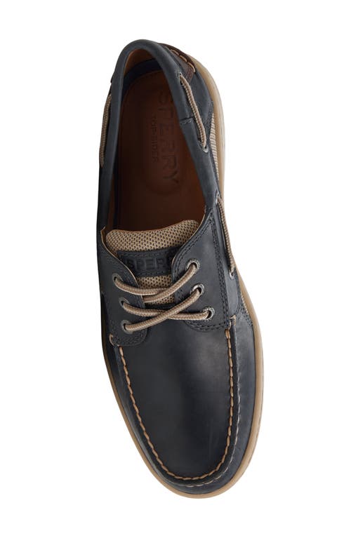 Sperry Billfish 3-eye Boat Shoe In Blue