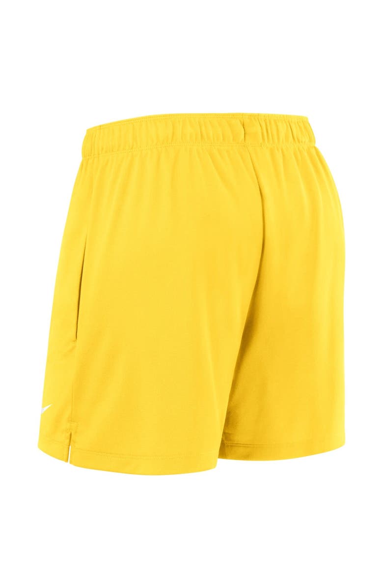 Nike Women's Nike Gold Boston Red Sox Authentic Collection City Connect Practice Performance Shorts, Alternate, color,