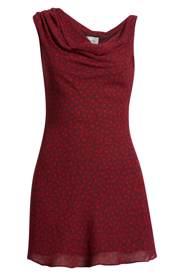 Kristine Floral Sleeveless Georgette Minidress, Alternate, color, NICOLE