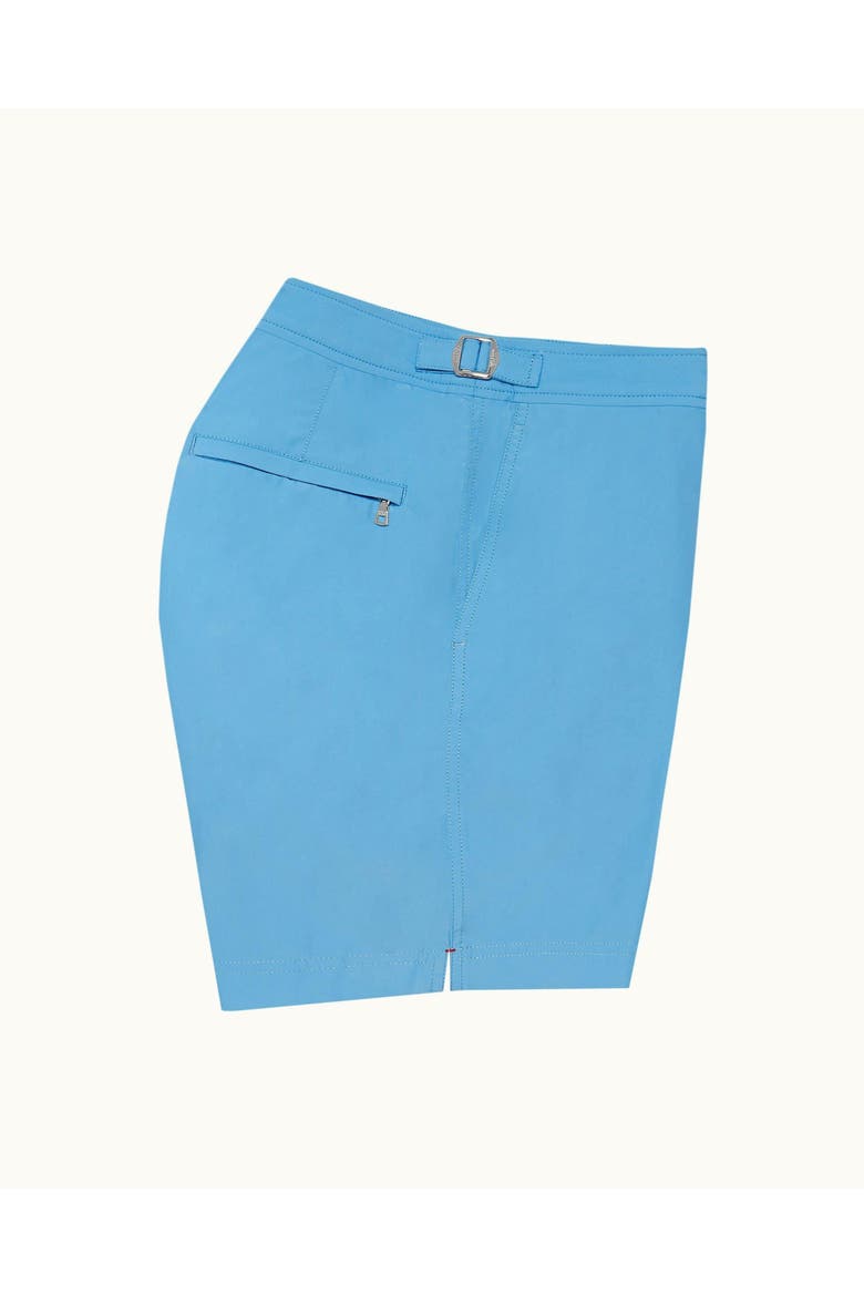 Bulldog Mid-Length Swim Shorts, Alternate, color, RIVIERA II