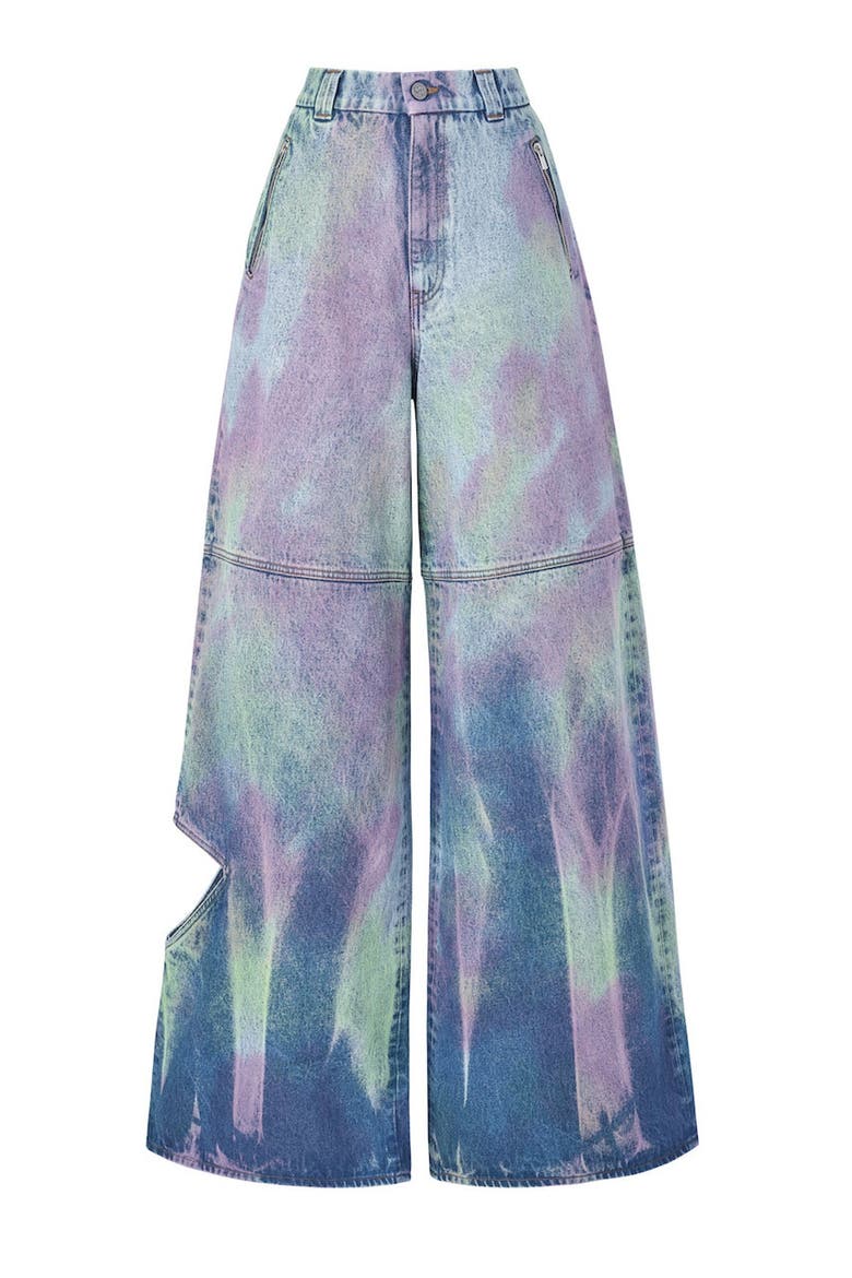 Lani Tie Dye Trousers, Alternate, color, No color