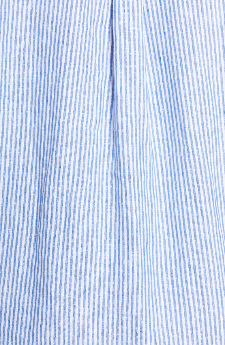 Treasure & Bond Stripe Button Front Linen Tunic, Alternate, color, 