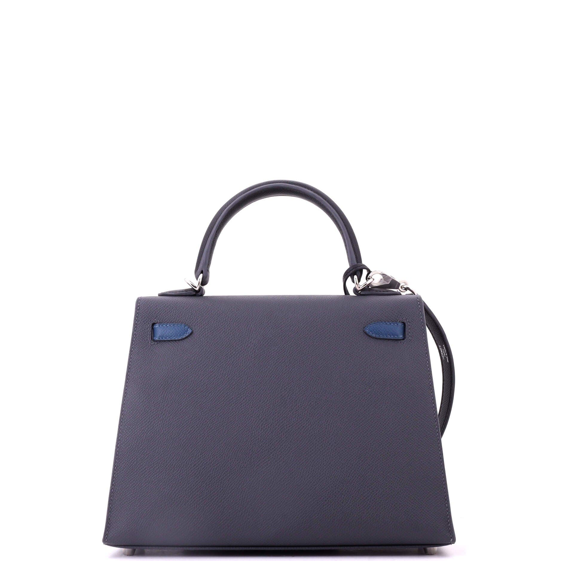 Kelly Handbag Bicolor Epsom With Palladium Hardware 25, Alternate, color, Grey