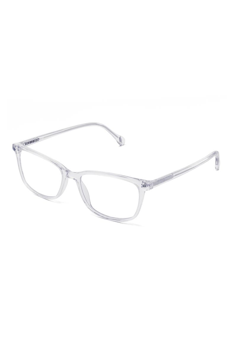 Faraday 53mm Rectangle Blue Light Blocking Glasses, Alternate, color, PANORAMA/ CLEAR