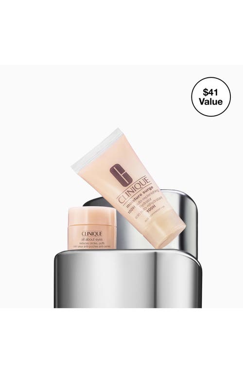 Clinique Merry Moisture Mini Skin Care Set $41 Value In Transparent