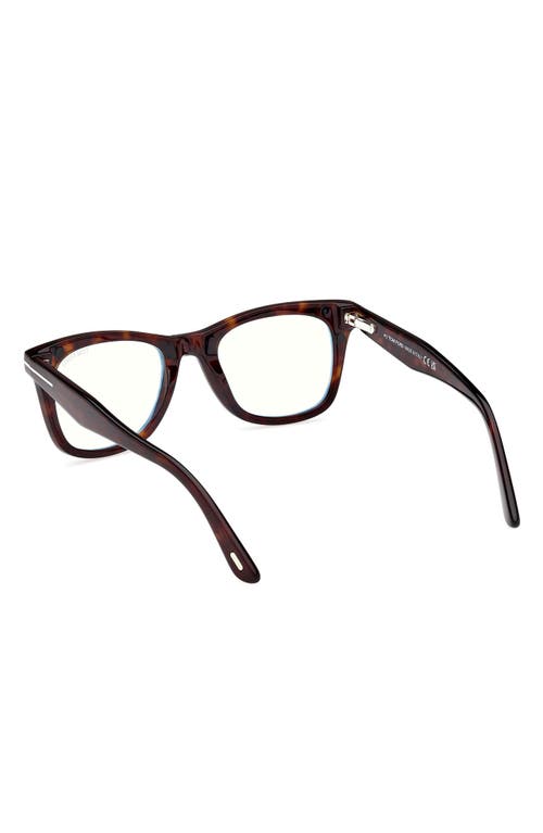 Tom Ford 50mm Square Blue Light Blocking Optical Glasses