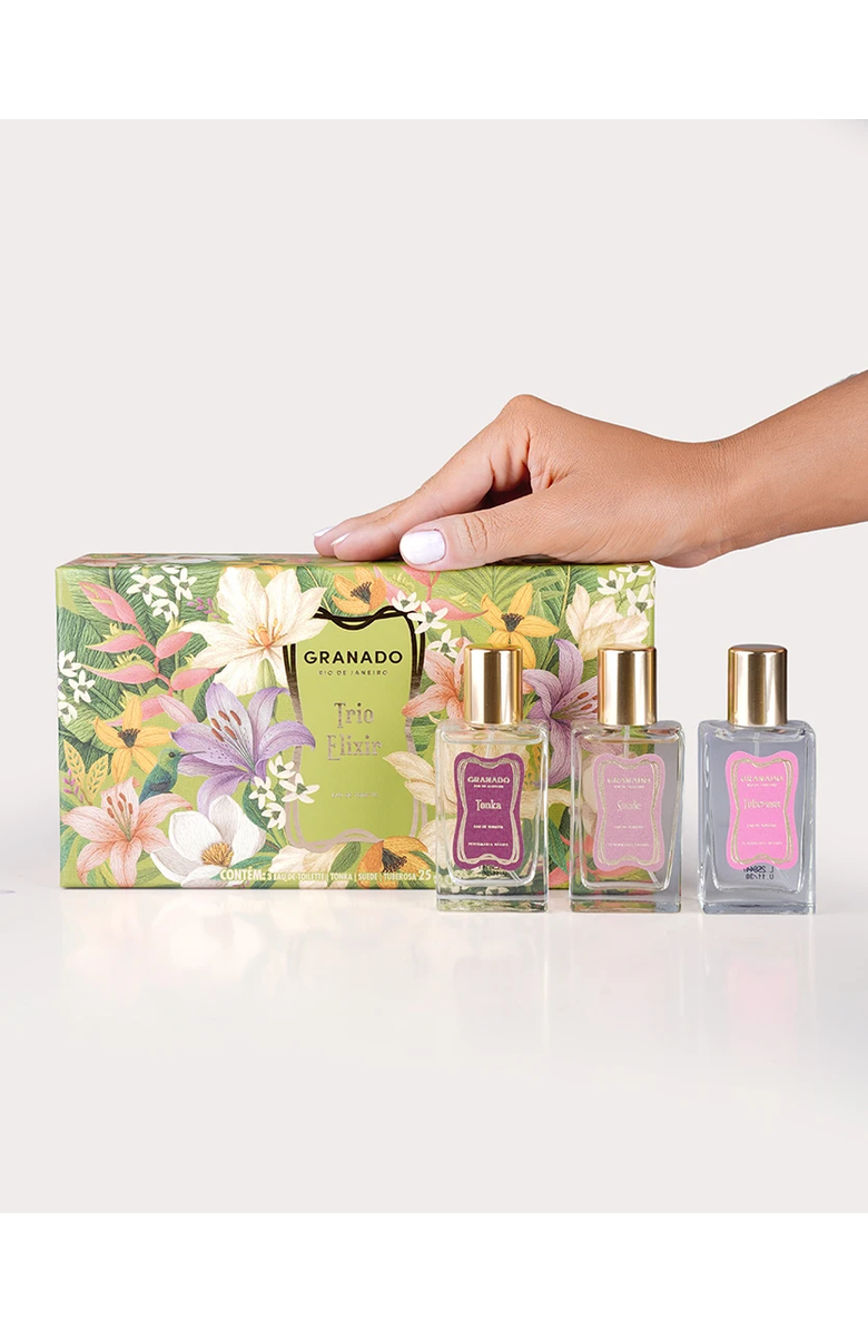 GRANADO Tropical Garden Perfumery Trio, Alternate, color, Clear
