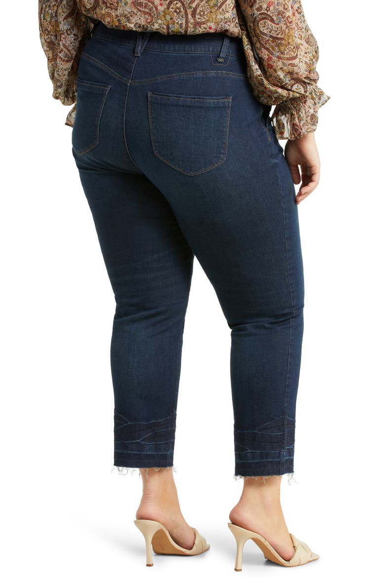 'Ab'solution Button Fly High Waist Jeans (Nordstrom Exclusive), Alternate, color, INA-INDIGO ARTISANAL