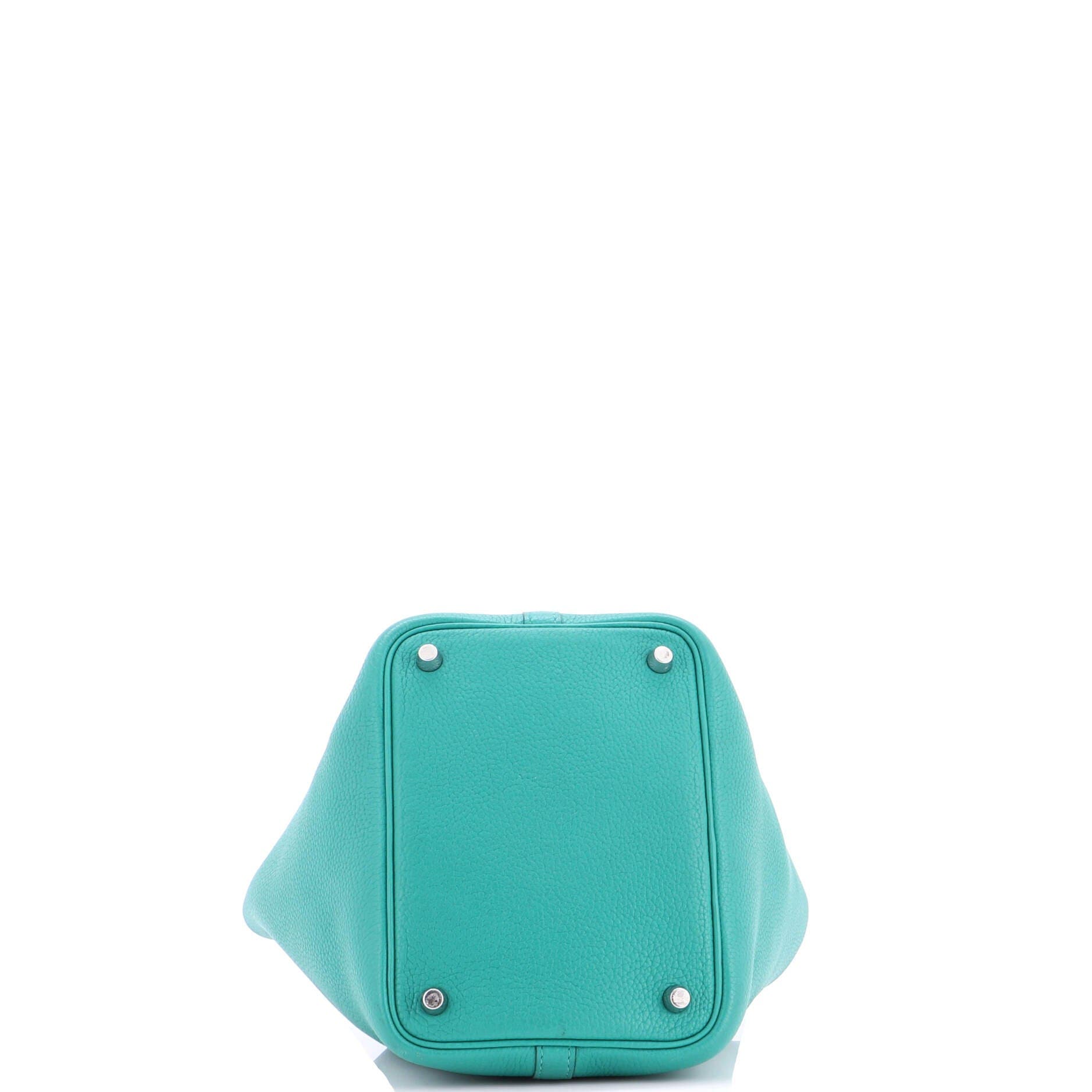 Pre-Owned Hermes Picotin Lock Bag Maurice PM, Alternate, color, Vert Jade