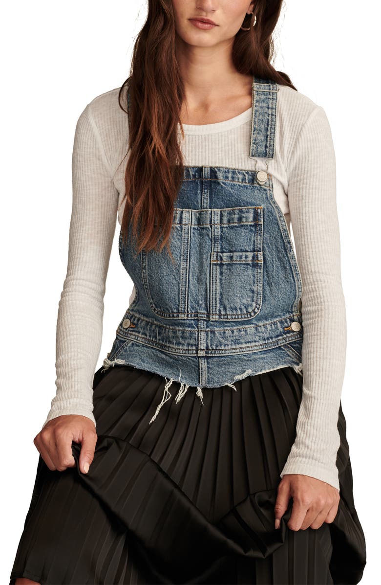 Lucky Brand Lucky Legend Mixed Media Dress, Alternate, color,