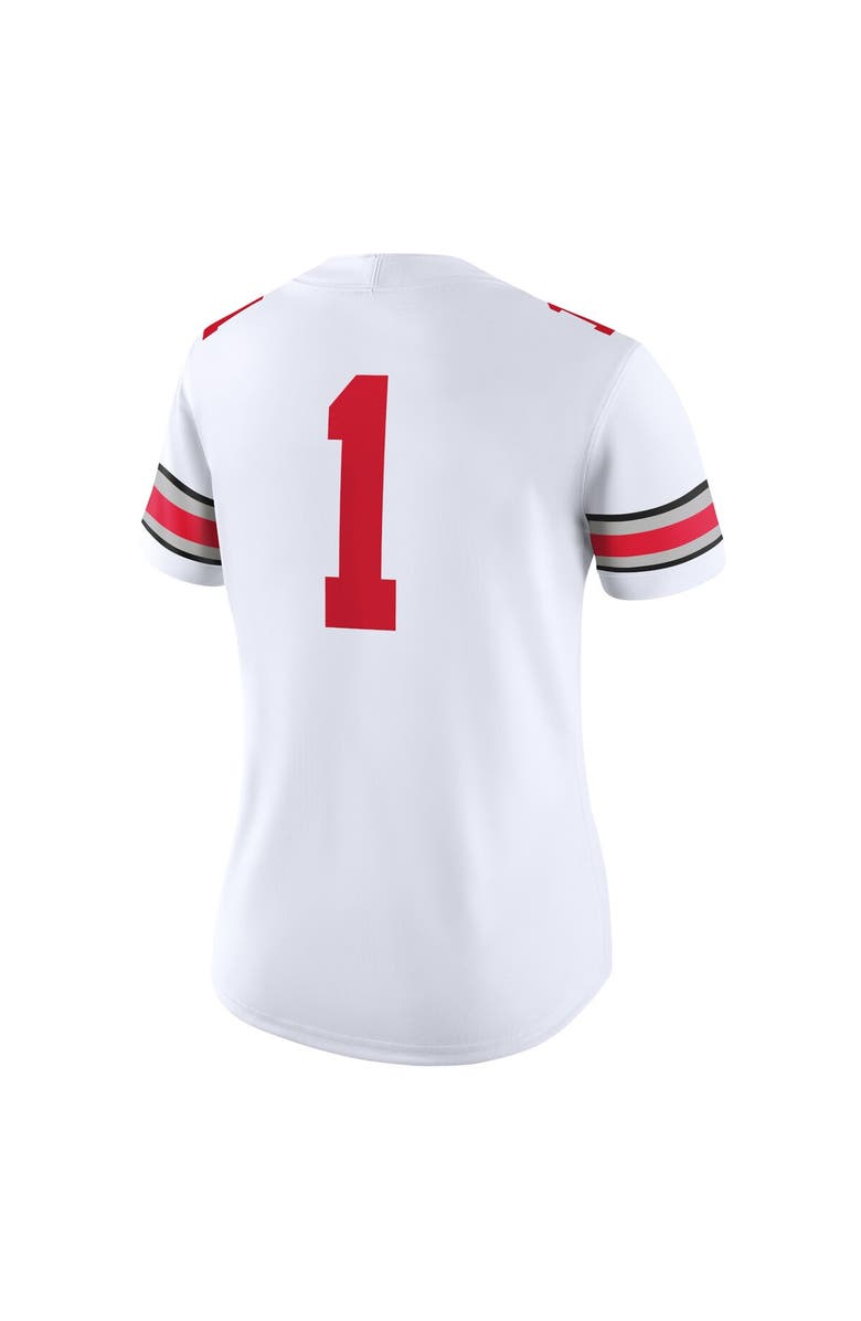 Nike Women's Nike #1 White Ohio State Buckeyes Game Jersey, Alternate, color, White