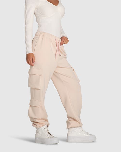Belle & Bloom Perfect Match Cargo Trackpants In Pink