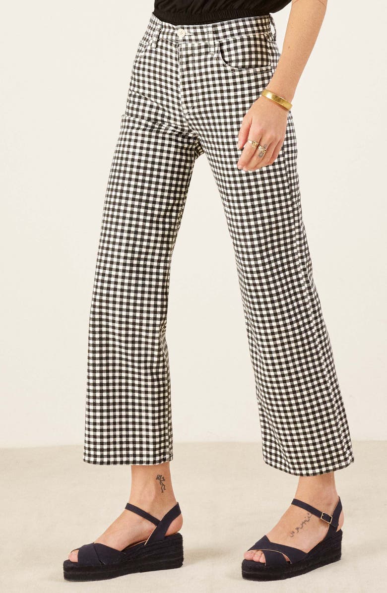 Reformation Fawcett High Waist Crop Jeans, Alternate, color,