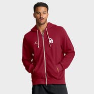 Jordan Brand Men's Jordan Brand Crimson Oklahoma Sooners 2025 Sideline Performance Full-Zip Hoodie