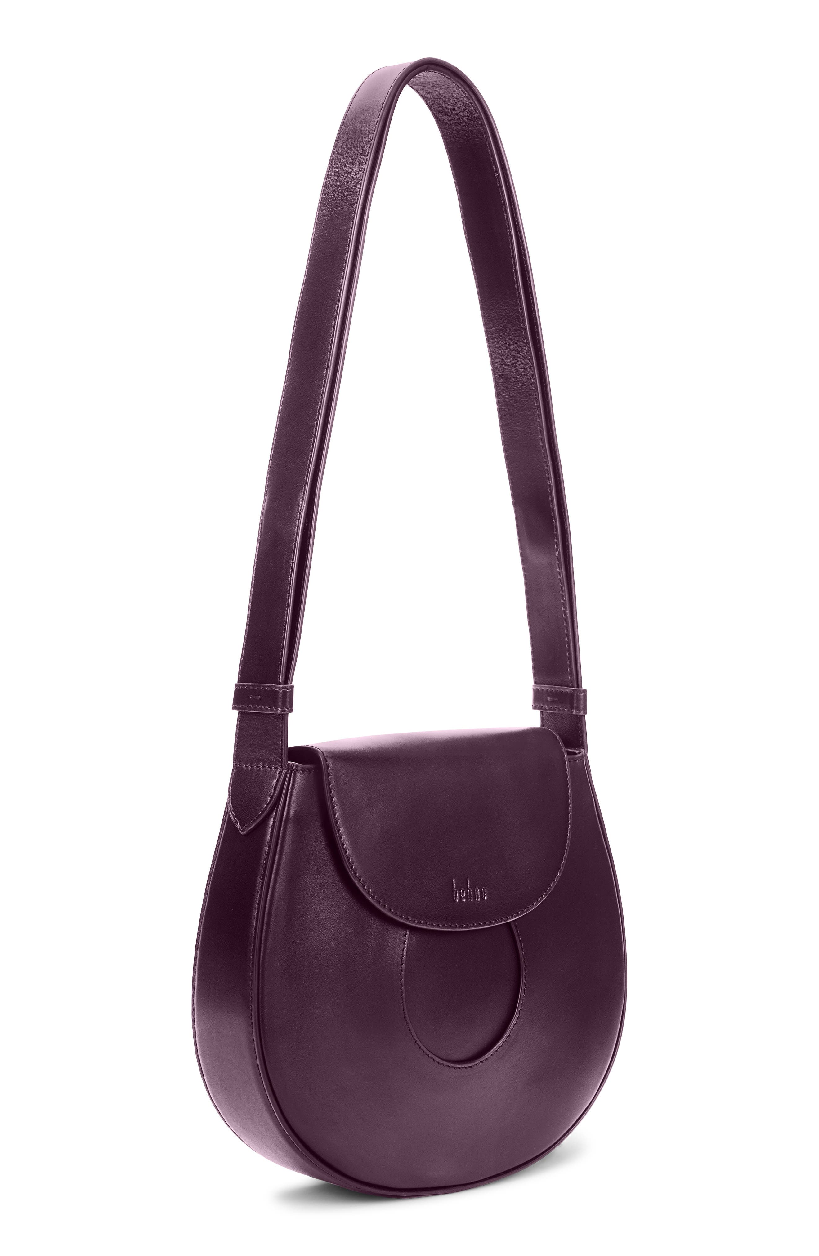 Nilde Leather Crossbody Bag, Alternate, color, CHERRY