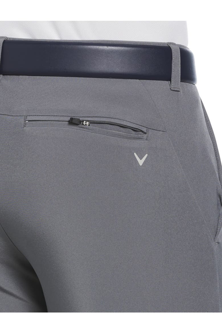 Big & Tall Flat-Front Golf Shorts, Alternate, color, QUIET SHADE