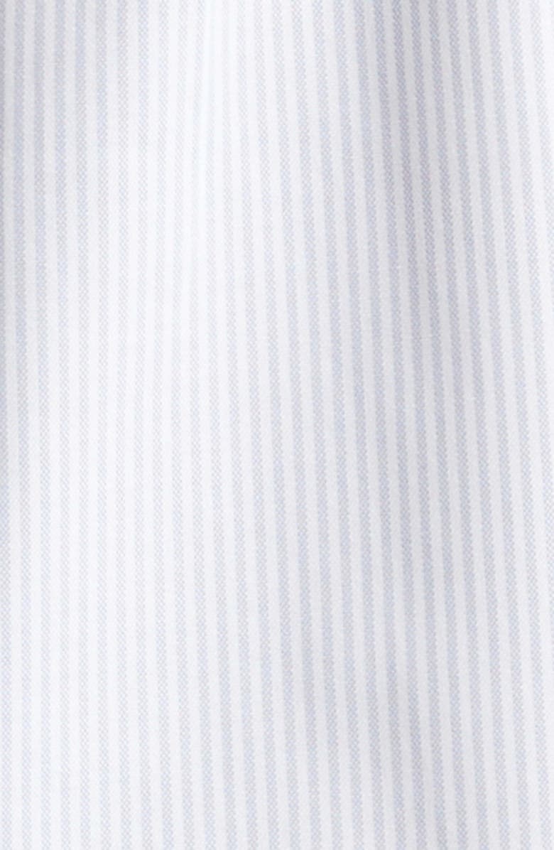 Eleventy Stripe Button Down Shirt, Alternate, color, 08 Denim