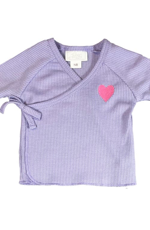 TOBY TOBY WAFFLE KNIT TOP, FOOTED PANTS, HEADBAND & TEETHER SET