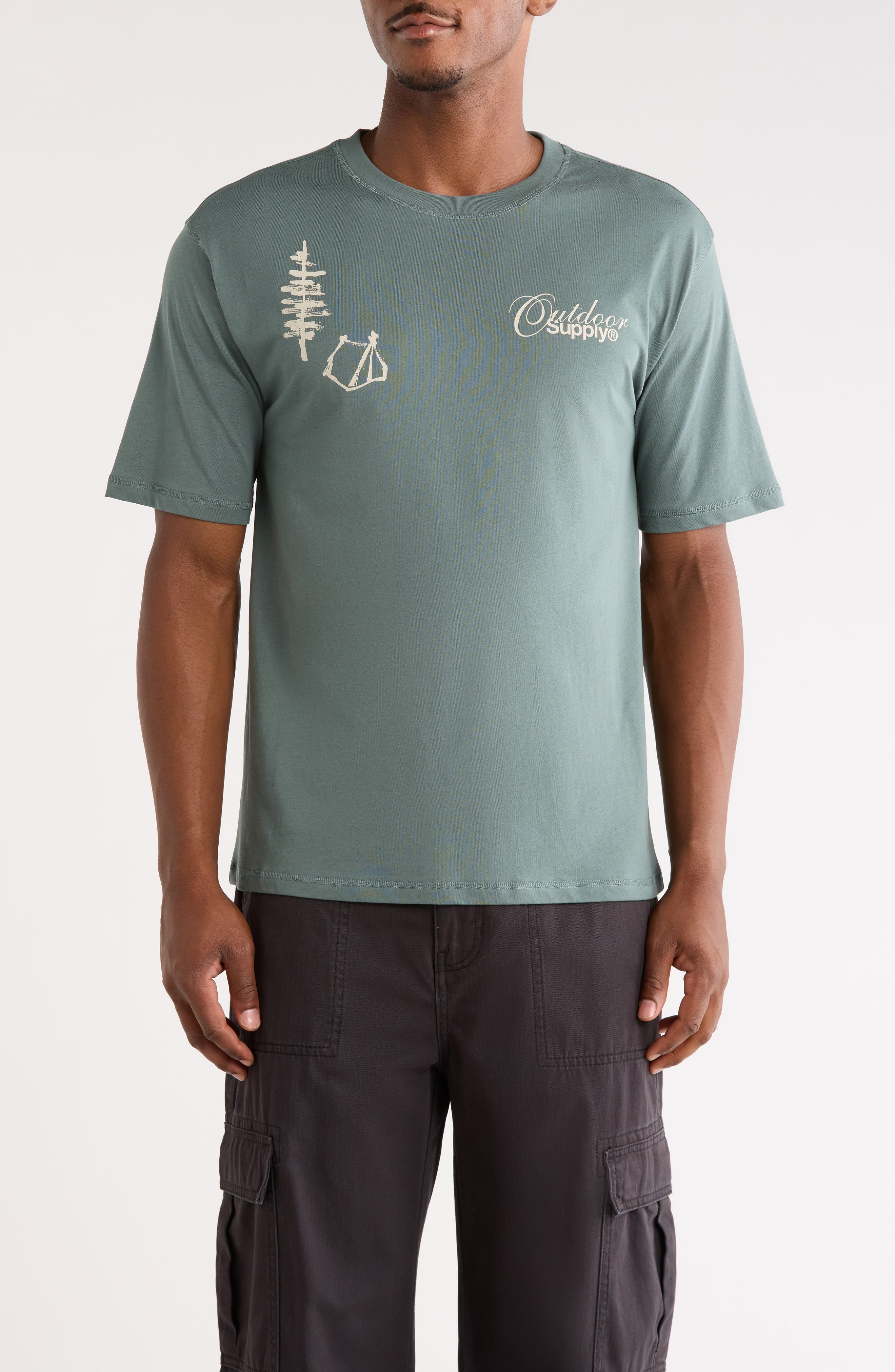 RC Outdoor Supply Script Cotton Graphic T-Shirt | Nordstrom