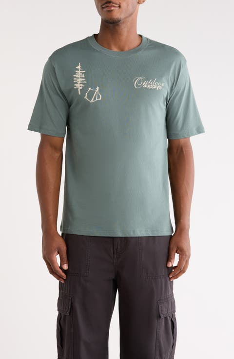Script Cotton Graphic T-Shirt
