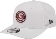 New Era Men's New Era White San Francisco 49ers COOLERA 9SEVENTY Adjustable Hat