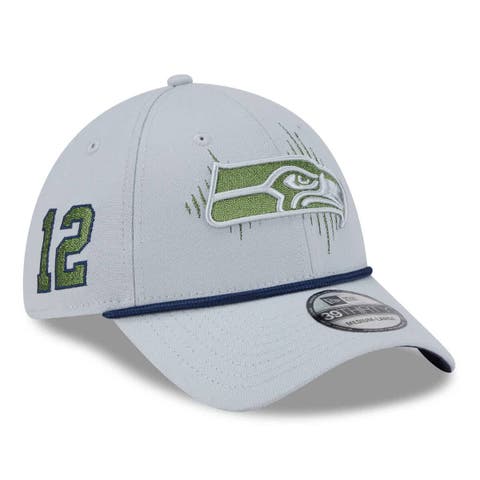 Men's New Era  Wolf Gray Seattle Seahawks 2025 Rivalries Collection Sideline 39THIRTY Flex Hat