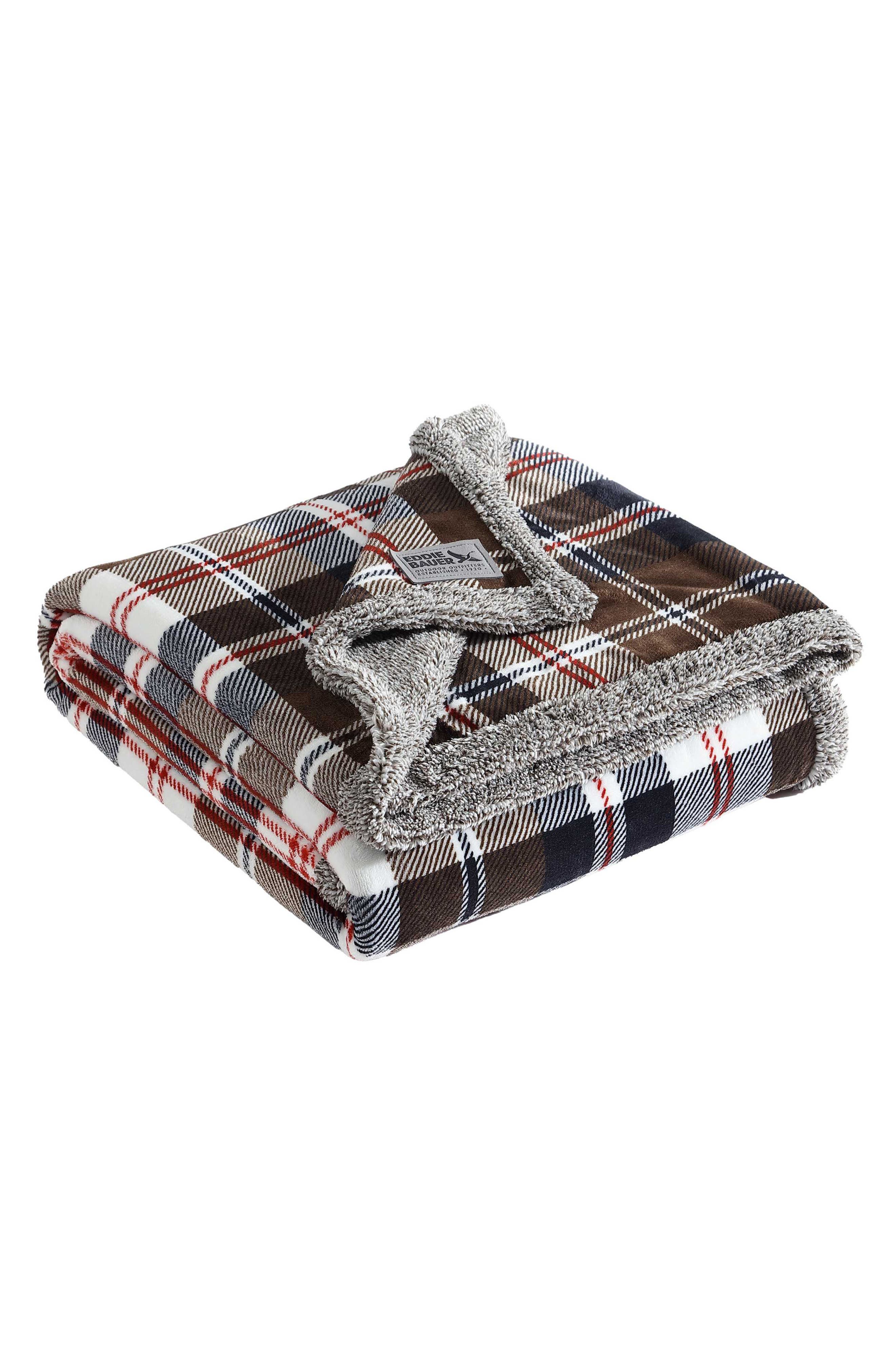 Eddie Bauer Trailhead Plaid Throw Blanket